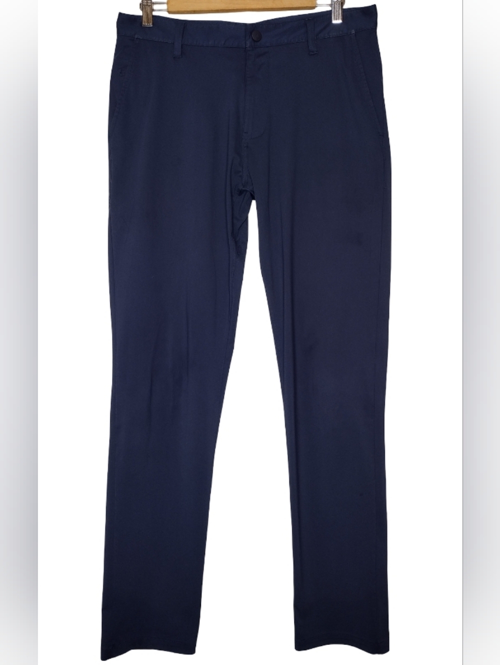 RHONE Navy Blue Straight-Leg Performance Chinos Pants Sz 32
